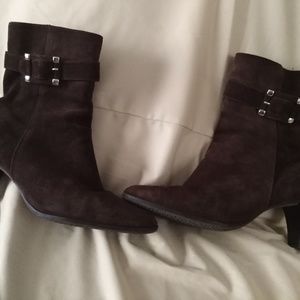 Talbots suede and leather boots